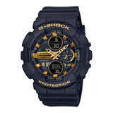 CASIO G-SHOCK GMA-S140M-1ADR-P BLACK RESIN MEN WATCH