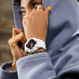 CASIO G-SHOCK GMA-S140M-7ADR-P WHITE RESIN STRAP WOMEN WATCH