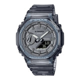 Casio G-Shock Transparent Resin Strap Unisex Watch GMA-S2100SK-1ADR-P