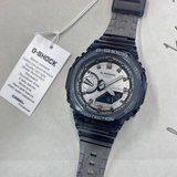 Casio G-Shock Transparent Resin Strap Unisex Watch GMA-S2100SK-1ADR-P