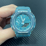 Casio G-Shock Transparent Resin Strap Unisex Watch GMA-S2100SK-2ADR-P
