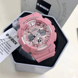 CASIO G-SHOCK GMA-S120DP-4ADR PINK RESIN STRAP WOMEN'S WATCH