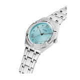 Guess Silver Cosmo Aqua Silver Stainless Steel Women Watch GW0033L7