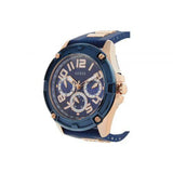 GUESS GW0051G3 MULTIFUNCTION BLUE RUBBER STRAP MEN'S WATCH