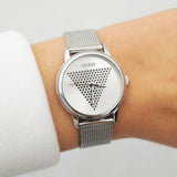 GUESS GOLD GW0106L2 TONE CASE GOLD TONE STAINLESS STEEL/MESH WATCH