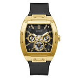 GUESS GW0202G1 GOLD TONE CASE BLACK GENUINE WOMEN'S WATCH