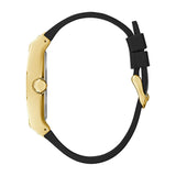 GUESS GW0202G1 GOLD TONE CASE BLACK GENUINE WOMEN'S WATCH