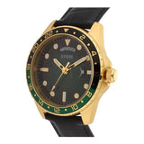 GUESS GW0221G1 BLACK LEATHER MEN'S WATCH