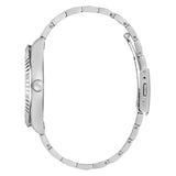 Guess Silver Connoisseur Aqua Silver Stainless Steel Strap Unisex Watch GW0265G11