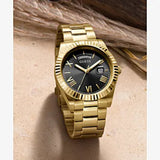 Guess  Gold Tone Case Gold Tone Stainless Steel Men Watch GW0265G3