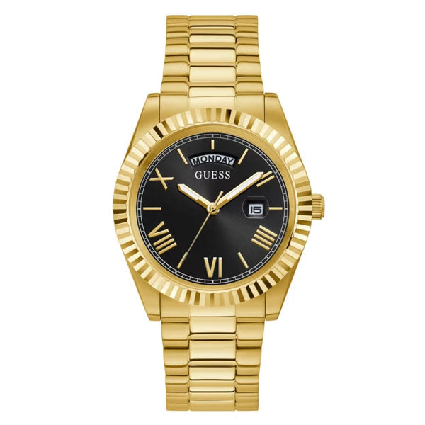 Guess  Gold Tone Case Gold Tone Stainless Steel Men Watch GW0265G3