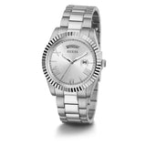 Guess Analog Silver Dial And Stainless Steel Unisex Watch GW0265G6