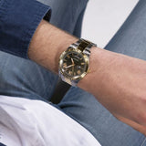 Guess Connoisseur Green Dial Two-Tone Stainless Steel Men Watch GW0265G8
