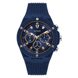 GUESS GW0268G3 BLUE RUBBER MEN'S WATCH