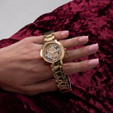GUESS GOLD TONE STAINLESS STEEL WOMEN'S WATCH GW0300L2