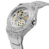 GUESS GW0302L1 SKELETON DIAL STAINLESS STEEL WOMEN'S WATCH
