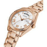 GUESS GW0308L3 WHITE DIAL ROSE GOLD STAINLESS STEEL LADIES WATCH