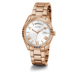 GUESS GW0308L3 WHITE DIAL ROSE GOLD STAINLESS STEEL LADIES WATCH