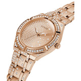 Guess Rose Gold Dial And Stainless Steel Strap Women Watch GW0312L3