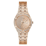 Guess Rose Gold Dial And Stainless Steel Strap Women Watch GW0312L3