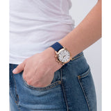 GUESS GW0315L2 WHITE DIAL BLUE SILICONE STRAP LADIES WATCH