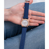 GUESS GW0315L2 WHITE DIAL BLUE SILICONE STRAP LADIES WATCH