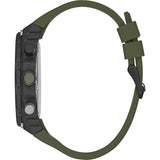 GUESS GW0325G2 GREEN SILICONE STRAP MEN'S WATCH