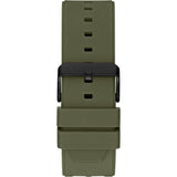 GUESS GW0325G2 GREEN SILICONE STRAP MEN'S WATCH