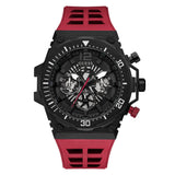 GUESS GW0325G3 RED SILICONE STRAP MEN'S WATCH
