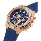 GUESS GW0334G3 BLUE DIAL AND BLUE SILICONE STRAP MEN WATCH