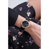 GUESS GW0357L1 BLACK LEATHER STRAP WOMEN'S WATCH