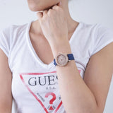 GUESS GW0358L1 BLUE RUBBER STRAP WOMEN'S WATCH