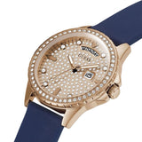 GUESS GW0358L1 BLUE RUBBER STRAP WOMEN'S WATCH