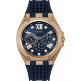 GUESS GW0363G2 BLUE RUBBER STRAP MEN'S WATCH