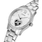 GUESS GW0380L1 SILVER TONE CASE SILVER TONE STAINLESS STEEL WOMEN'S WATCH