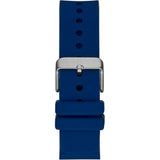 Guess Analog Blue Dial And Rubber Strap Men Watch GW0420G1