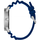 Guess Analog Blue Dial And Rubber Strap Men Watch GW0420G1