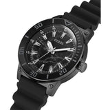 Guess Analog Black Dial And Rubber Strap Men Watch GW0420G3