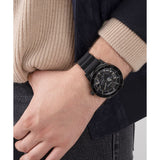 Guess Analog Black Dial And Rubber Strap Men Watch GW0420G3