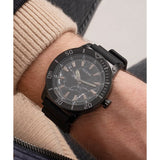 Guess Analog Black Dial And Rubber Strap Men Watch GW0420G3