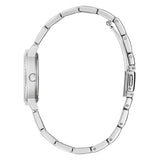 GUESS SILVER TONE CASE SILVER TONE STAINLESS STEEL WOMEN'S WATCH GW0468L1