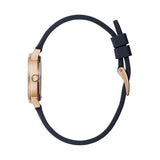 GUESS ROSE GOLD CASE & BLUE SILICONE STRAP WOMEN'S WATCH GW0469L2