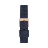 GUESS ROSE GOLD CASE & BLUE SILICONE STRAP WOMEN'S WATCH GW0469L2