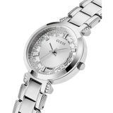 GUESS SILVER STAINLESS STEEL WOMEN WATCH GW0470L1