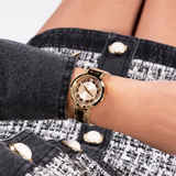 GUESS GOLD STAINLESS STEEL WOMEN'S WATCH GW0470L2