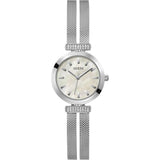 Guess Silver Mesh Bracelet Strap Women Watch GW0471L1