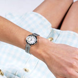 Guess Silver Mesh Bracelet Strap Women Watch GW0471L1