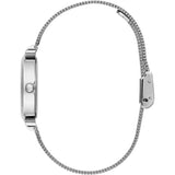 Guess Silver Mesh Bracelet Strap Women Watch GW0471L1