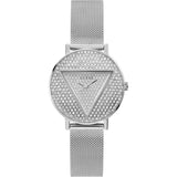 Guess Iconic Silver Stainless Steel Women Watch GW0477L1