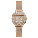 Guess Iconic Rose Gold Stainless Steel Women Watch GW0477L3